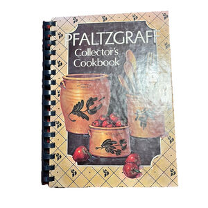 Pfaltzgraff Collector’s Cookbook Treasured Family Recipes Vtg Spiral Bound